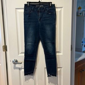 Old Navy skinny cut off jeans mid rise rock star